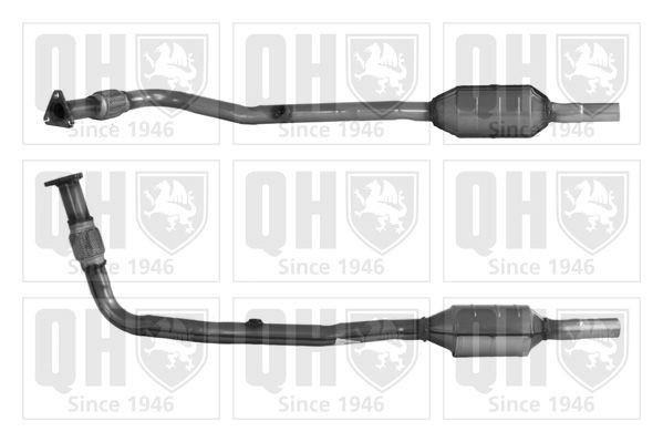 QUINTON HAZELL Katalysator QCAT90261H QUINTON HAZELL QCAT90261H Katalysator Polo 6n1 pris