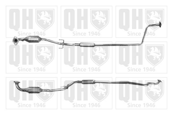 QUINTON HAZELL Katalysator QCAT90727H QUINTON HAZELL QCAT90727H Katalysator MAZDA 3 original