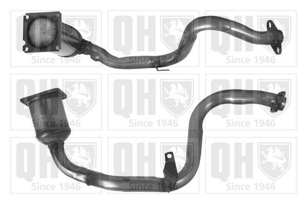 QUINTON HAZELL Catalytic converter QCAT90905H QUINTON HAZELL QCAT90905H PEUGEOT 306 Saloon catalyst replacement