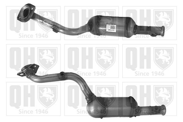 QUINTON HAZELL Katalysator QCAT91170H RENAULT katalysator QUINTON HAZELL QCAT91170H