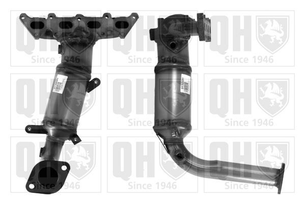 Catalyseur QUINTON HAZELL QCAT91320H QUINTON HAZELL QCAT91320H Pot catalyseur FIAT 500 2018