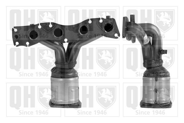 QUINTON HAZELL Katalysator QCAT91492H Universele katalysator Suzuki ER QCAT91492H QUINTON HAZELL