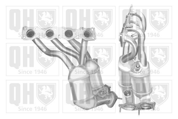 QUINTON HAZELL Katalizators QCAT92467H QUINTON HAZELL QCAT92467H Katalizators BMW 1 Coupe (E82) 118 d 136 ZS 2011