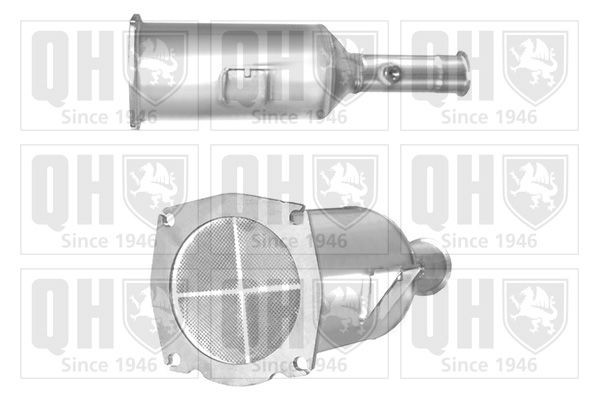 QUINTON HAZELL Partikelfilter (DPF) QDPF11012 Byta Partikelfilter (DPF) Fiat Ulysse 179 kostnad QUINTON HAZELL QDPF11012