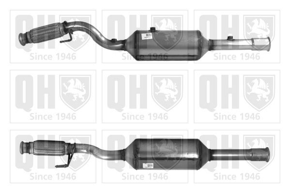 Partikelfilter (DPF) QUINTON HAZELL QDPF11247H QUINTON HAZELL QDPF11247H Partikelfilter (DPF) PEUGEOT EXPERT 2010