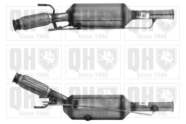 QUINTON HAZELL Partikelfilter QDPF11279H Dieselpartikelfilter PORSCHE QUINTON HAZELL QDPF11279H