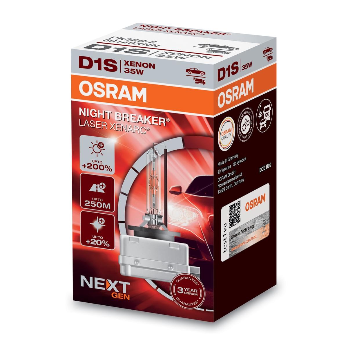 OSRAM Xenon-pære 66140XNN OSRAM 66140XNN Lyspære tåkelyskaster BMW 6-serie originale