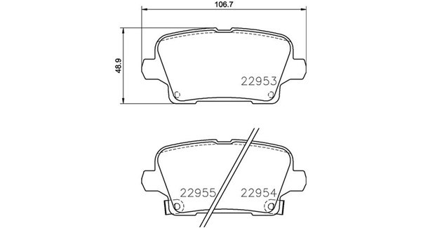MAGNETI MARELLI Remblokken 363700459097 Opel VIVARO Remblokset MAGNETI MARELLI 363700459097