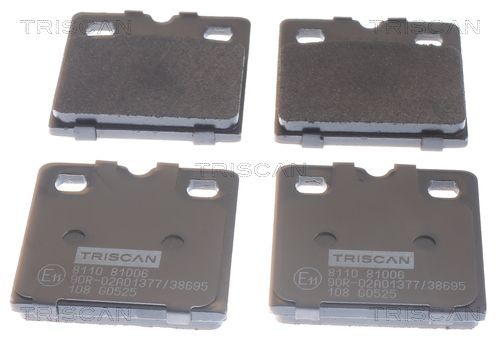 TRISCAN Kit pastiglie freno, Freno di stazionamento a disco 8110 81006 8110 81006 TRISCAN Ganasce freno a mano ABARTH prezzo