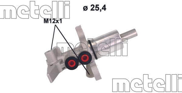 METELLI Peapiduri silinder 05-1195 Piduri peasilinder METELLI A7 05-1195 odav