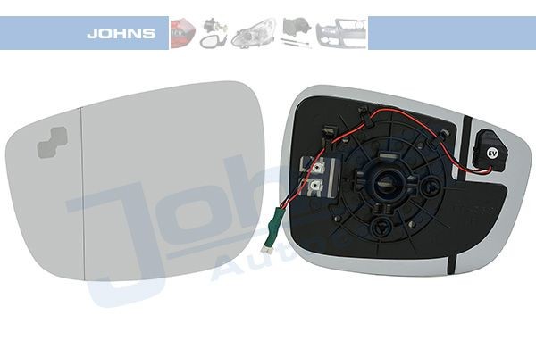 JOHNS Peegliklaas, Välispeegel 45 83 37-88 JOHNS 45 83 37-88 Peegliklaas BT-50 Pick-up (B22, B32, UP, UR) originaal hind