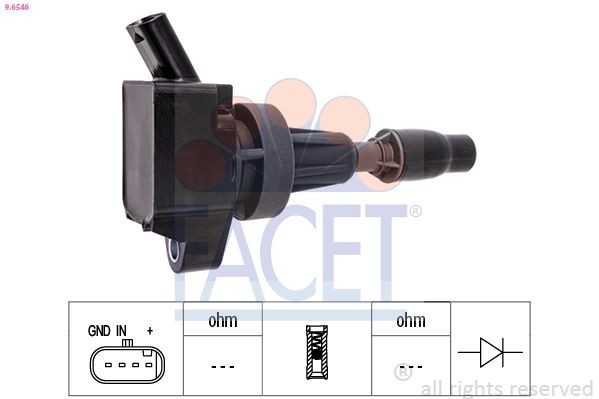 FACET Bobine 9.6546 FACET 9.6546 Bobine KIA Pro cee‘d II Van / Hatchback (JD) goedkoop