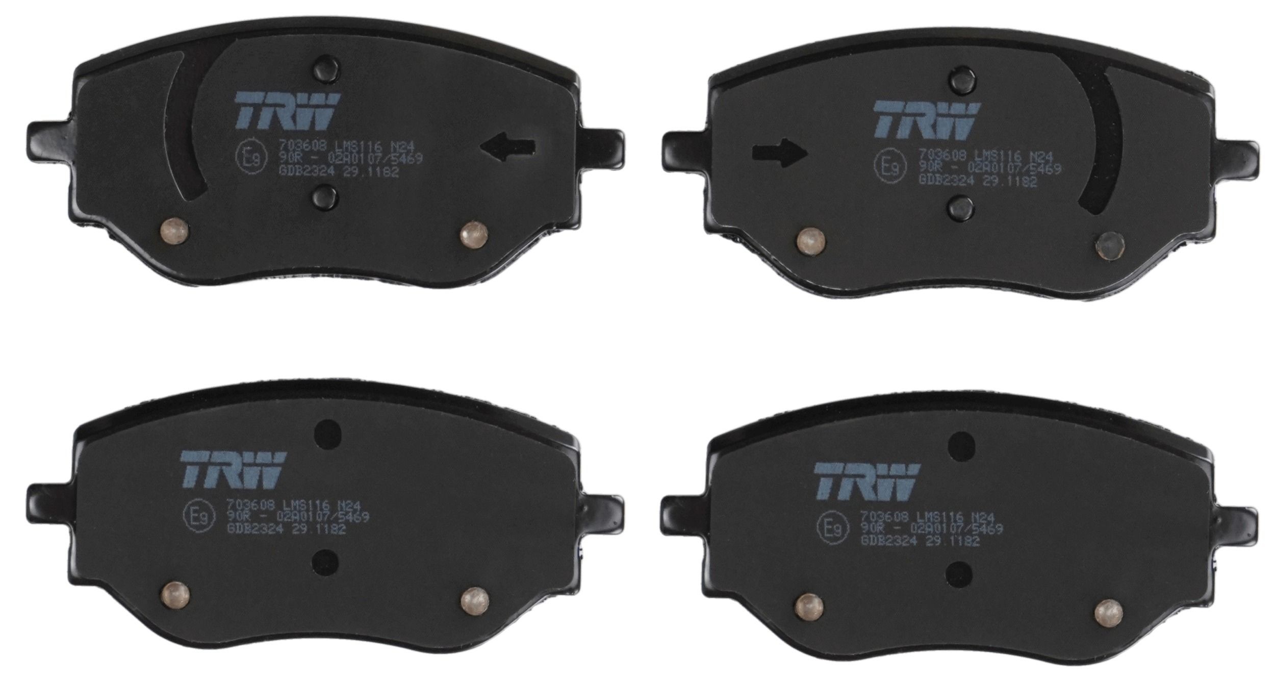 TRW Pastilhas de travão GDB2324 TRW GDB2324 Jogo de pastilhas de travão Taliant Sedan originais preço