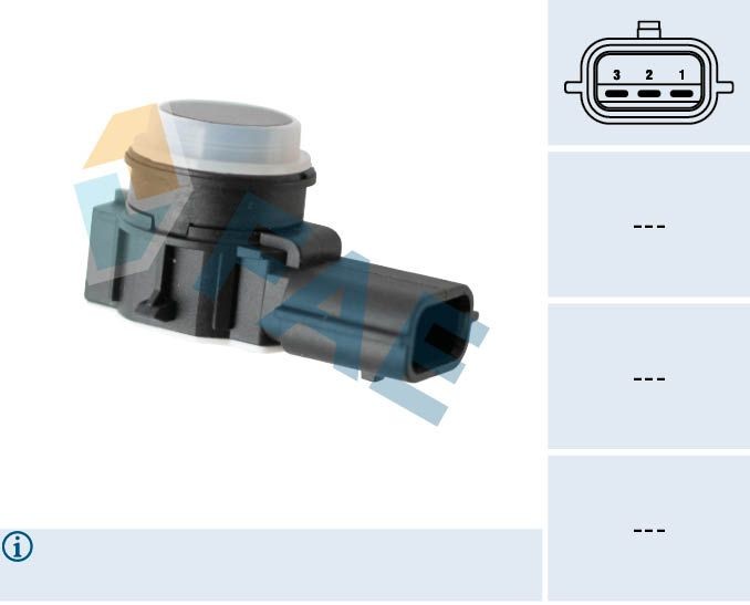 Sensor de estacionamento FAE 66085 FAE 66085 Sensores de estacionamento RENAULT LATITUDE 2022