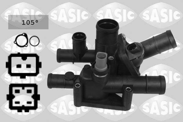 SASIC Termostat, kjølemiddel 3306140 Termostathus SASIC IBIZA 3306140 billige
