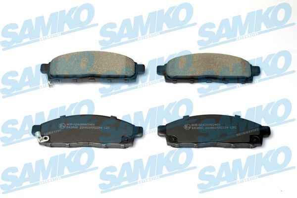 SAMKO Bremseklosser 5SP2284 SAMKO 5SP2284 Bremsekloss-sett 2500 Crew Cab Pick-up (DJ) pris