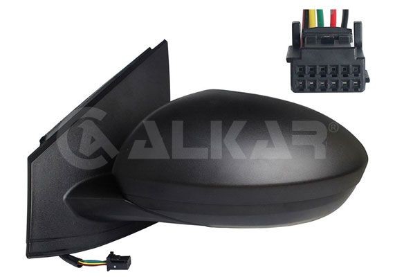 ALKAR Specchietto retrovisore esterno 6140207 ALKAR 6140207 Specchietto retrovisore VOLKSWAGEN GOL prezzo