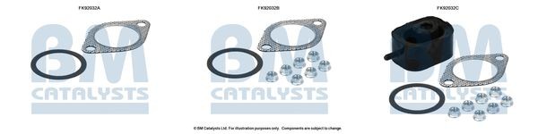 BM CATALYSTS Asennussarja, katalysaattori FK92032 FK92032 BM CATALYSTS Pakoputken asennussarja MG MGF hinta
