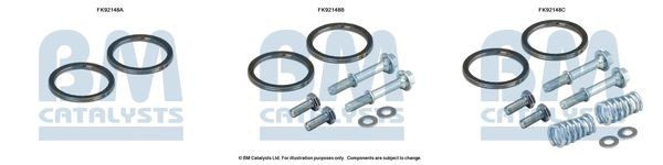 BM CATALYSTS Montagesatz, Katalysator FK92148 Montagesatz Endschalldämpfer BM CATALYSTS FORESTER FK92148 günstig