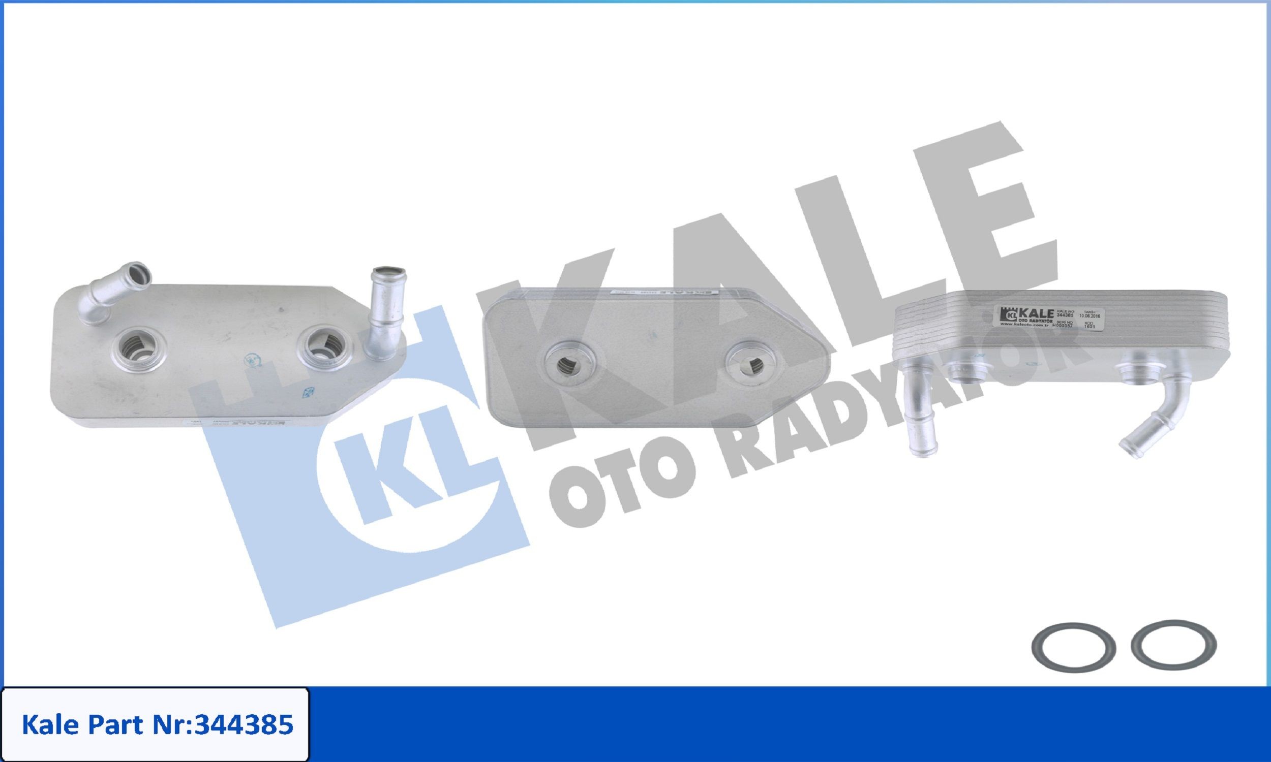 KALE OTO RADYATOR Oliekoeler, automatische transmissie 344385 Oliekoeler automatische transmissie LAND ROVER KALE OTO RADYATOR 344385
