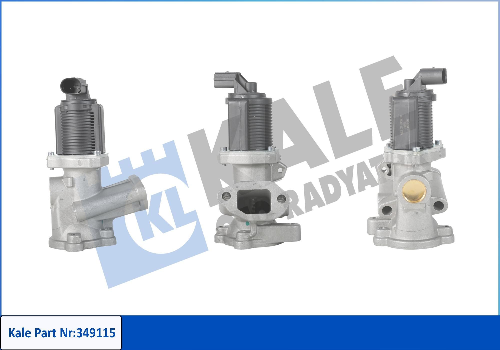 KALE OTO RADYATOR EGR klep 349115 Volkswagen TIGUAN EGR-ventiel KALE OTO RADYATOR 349115