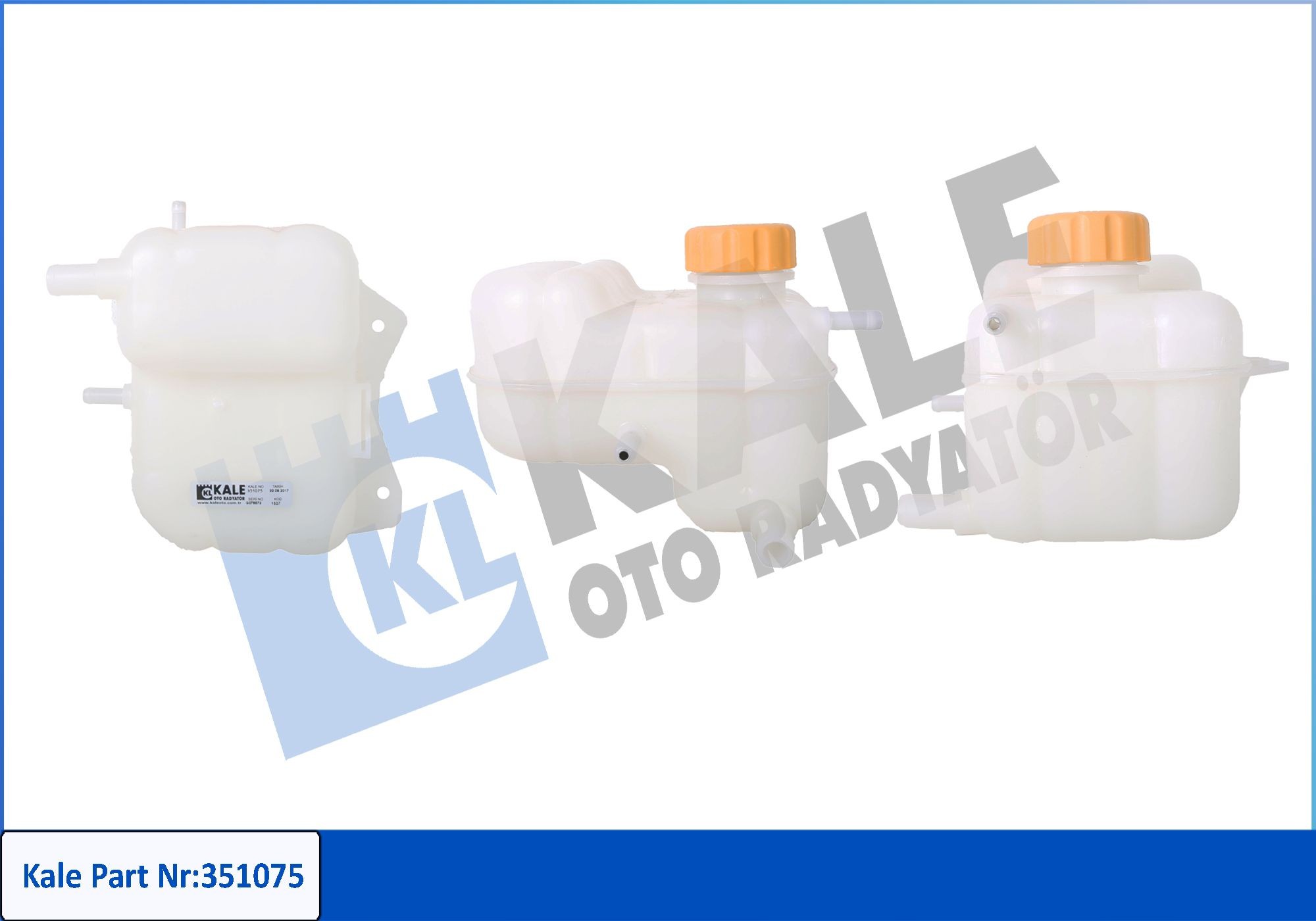 KALE OTO RADYATOR Kølervæskebeholder 351075 351075 KALE OTO RADYATOR Ekspansionsbeholder kølervæske Seat billig