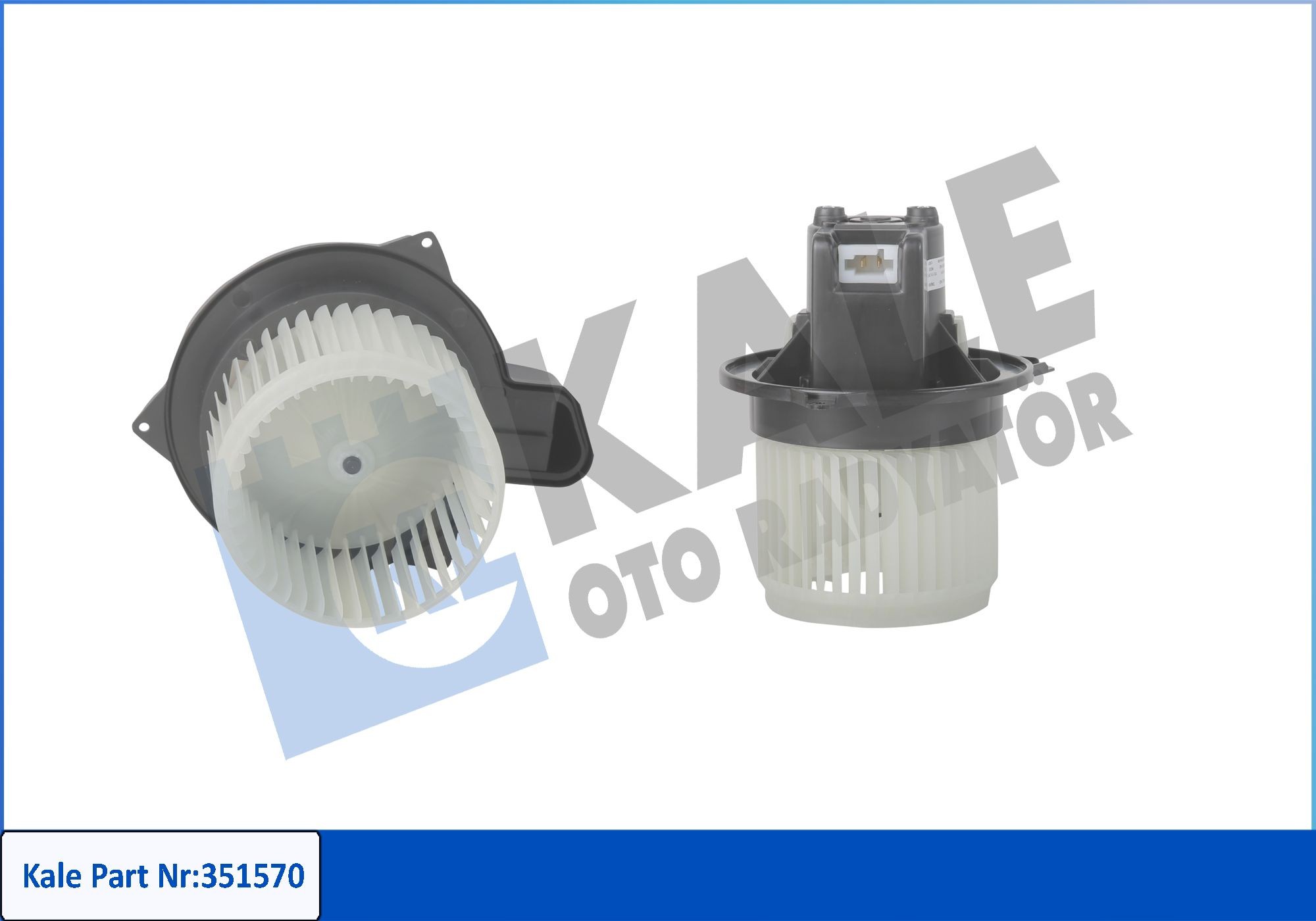 KALE OTO RADYATOR Ventilador do habitáculo 351570 351570 Ventilador do habitáculo KALE OTO RADYATOR BMW Série 5