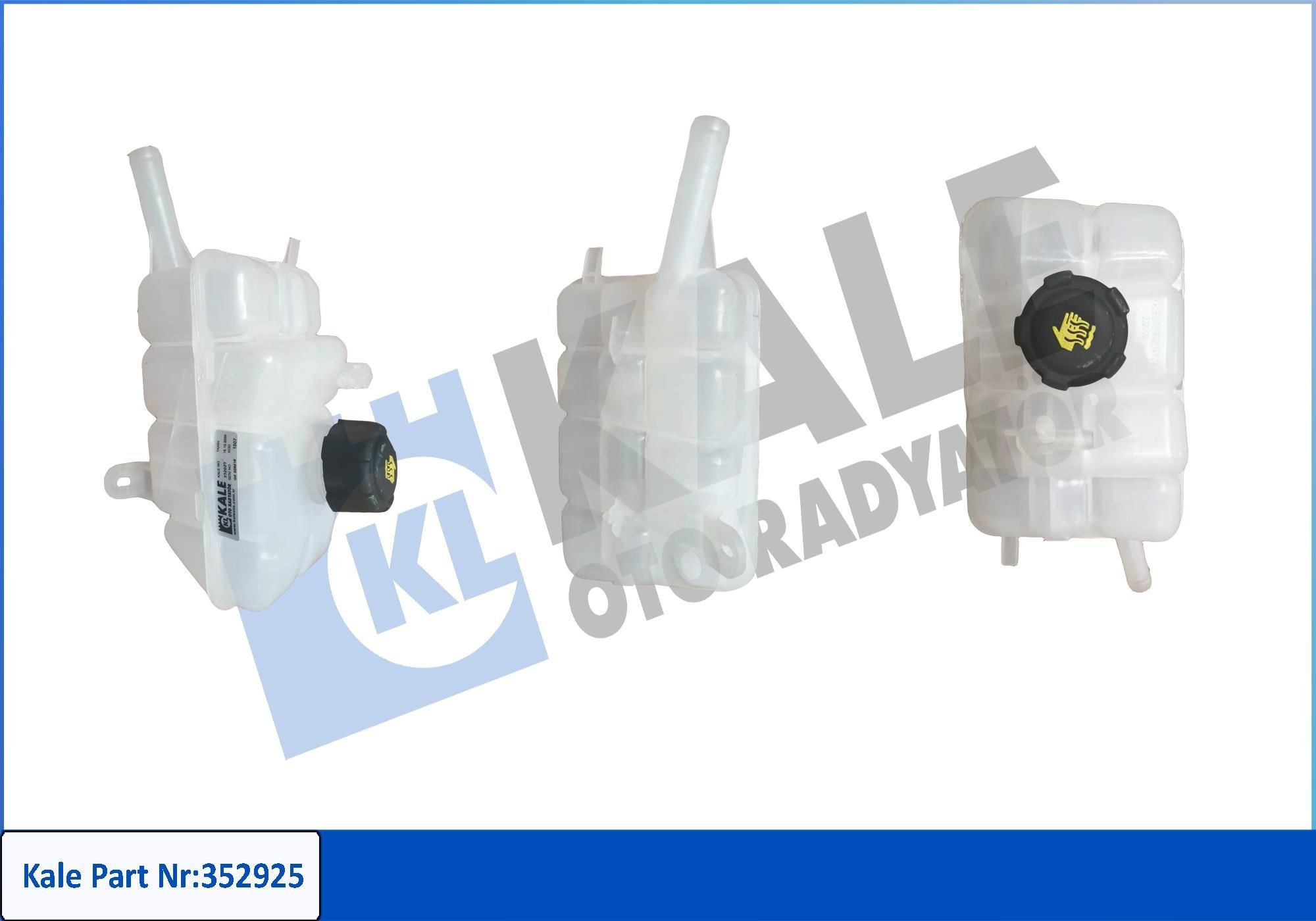 KALE OTO RADYATOR Paisupaak, jahutusvedelik 352925 Jahutusvedeliku paisupaak KALE OTO RADYATOR Volkswagen SCIROCCO 352925