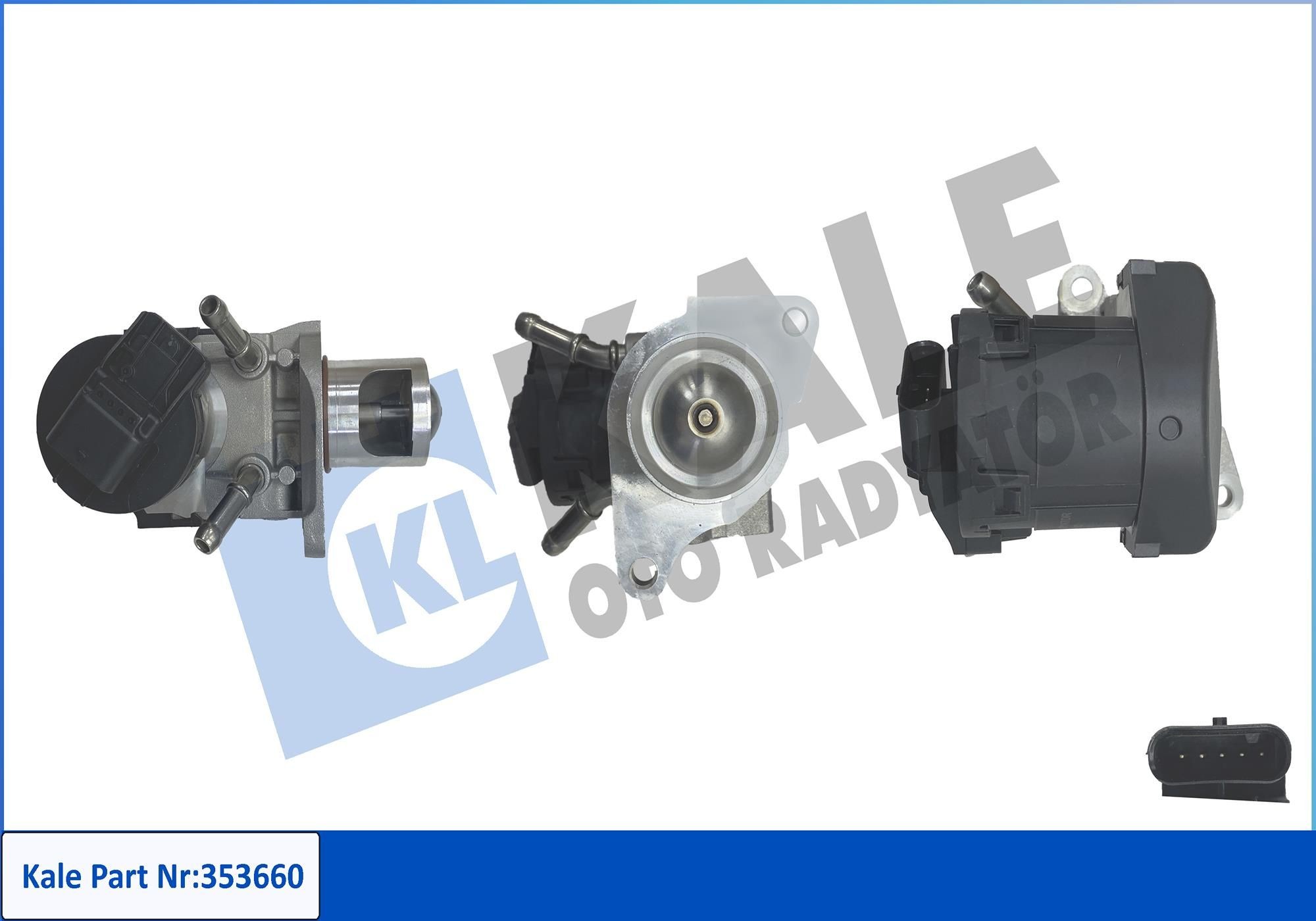 KALE OTO RADYATOR EGR-ventil 353660 353660 KALE OTO RADYATOR avgasåterföringsventil OPEL CORSA