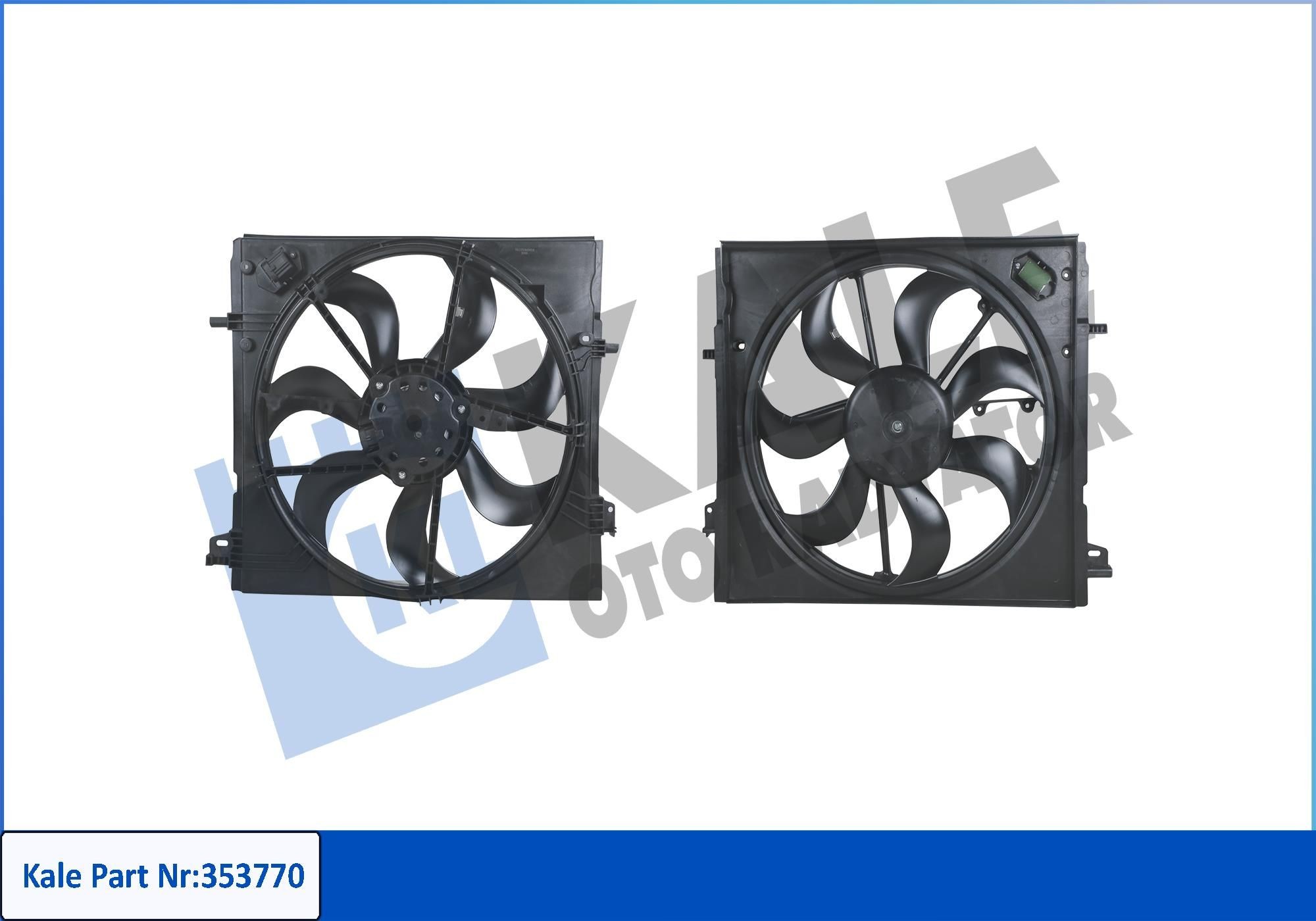 Motoventilateur KALE OTO RADYATOR 353770 KALE OTO RADYATOR 353770 Ventilateur de moteur Nissan X-TRAIL 2019