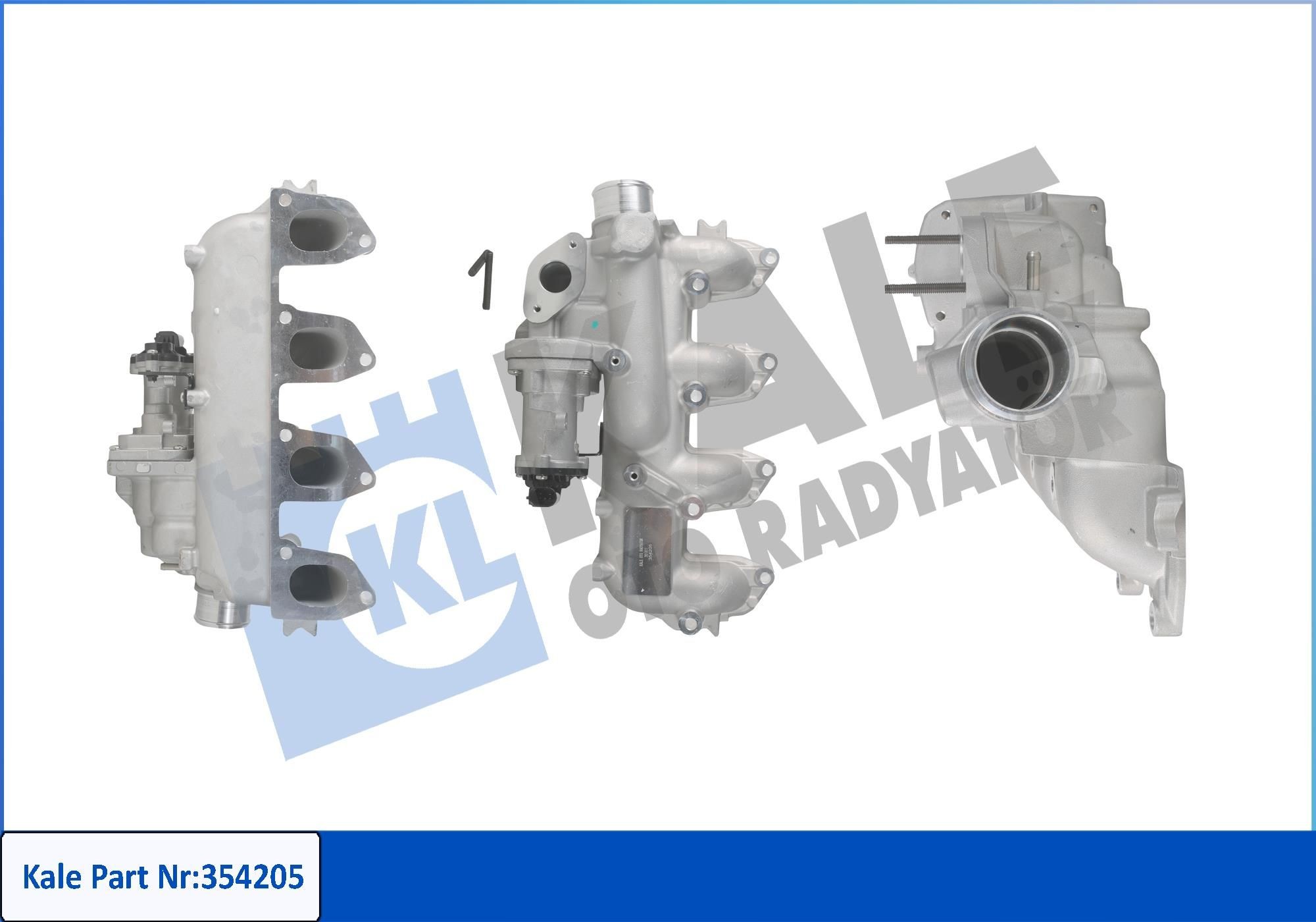 KALE OTO RADYATOR EGR-modul 354205 354205 KALE OTO RADYATOR agr OPEL CORSA