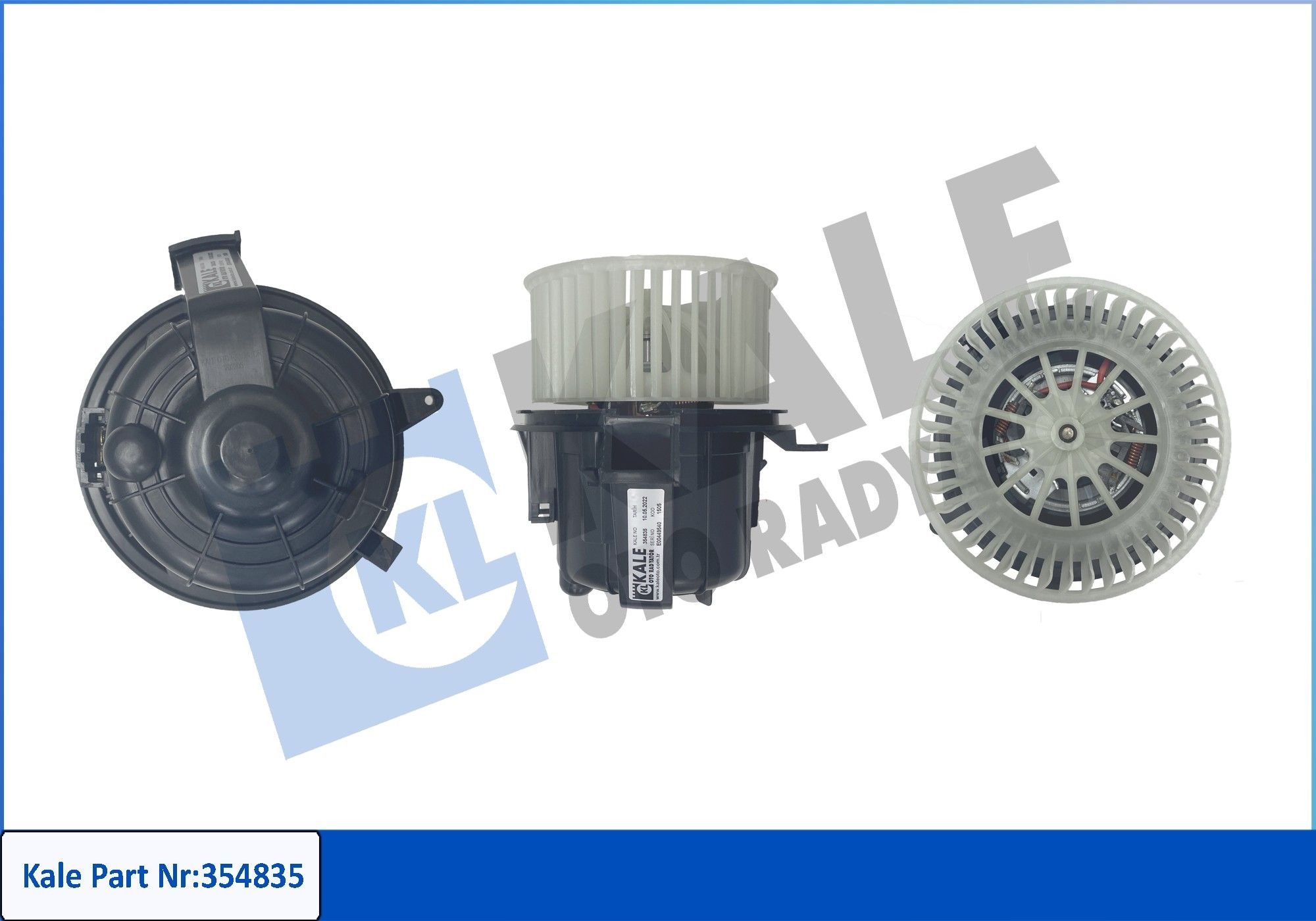 KALE OTO RADYATOR Pulseur d'air habitacle 354835 BMW Série 5 Moteur électrique pulseur d'air habitacle KALE OTO RADYATOR 354835