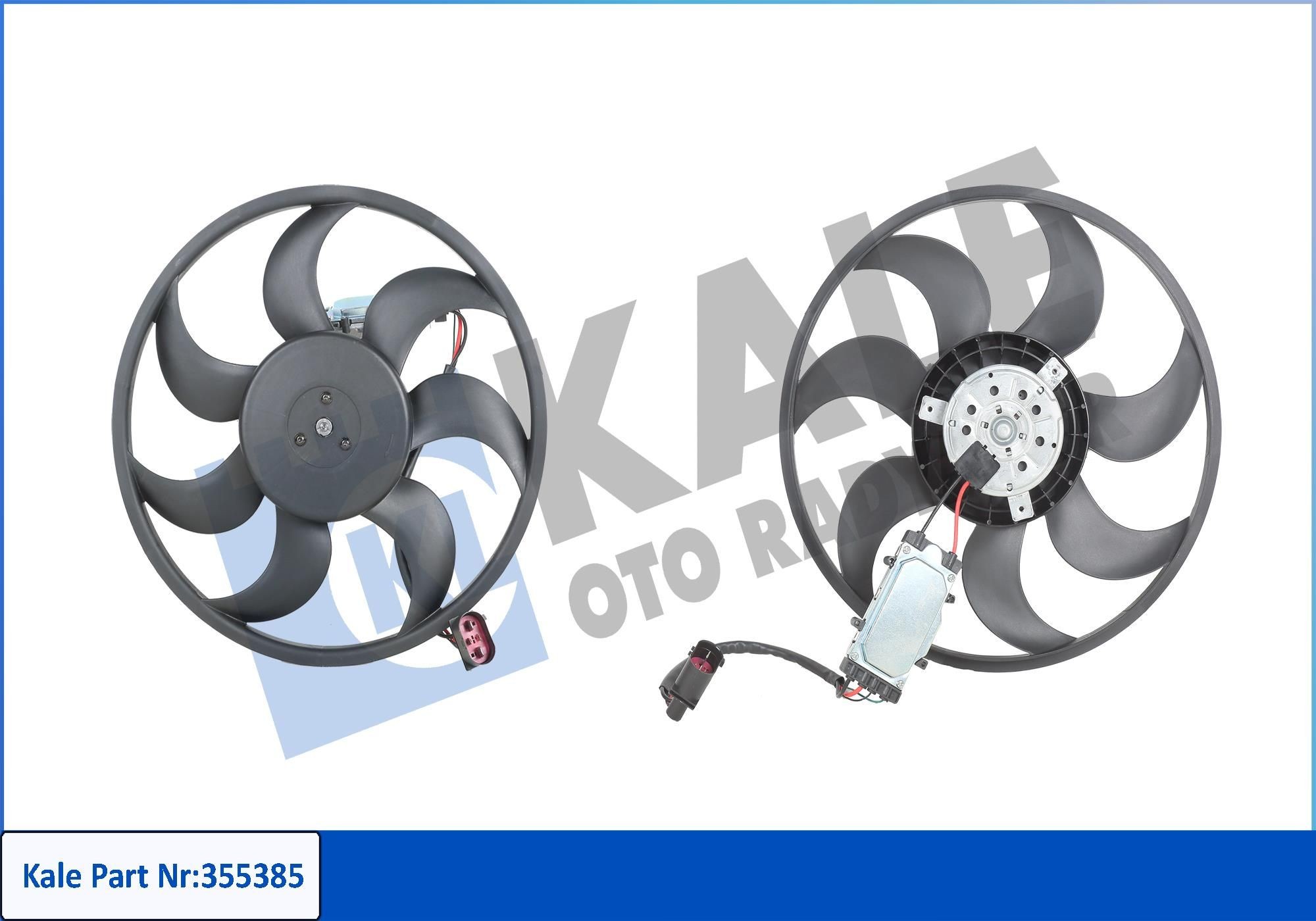 KALE OTO RADYATOR Køleventilator 355385 Køleventilator KALE OTO RADYATOR Fiat MULTIPLA 355385