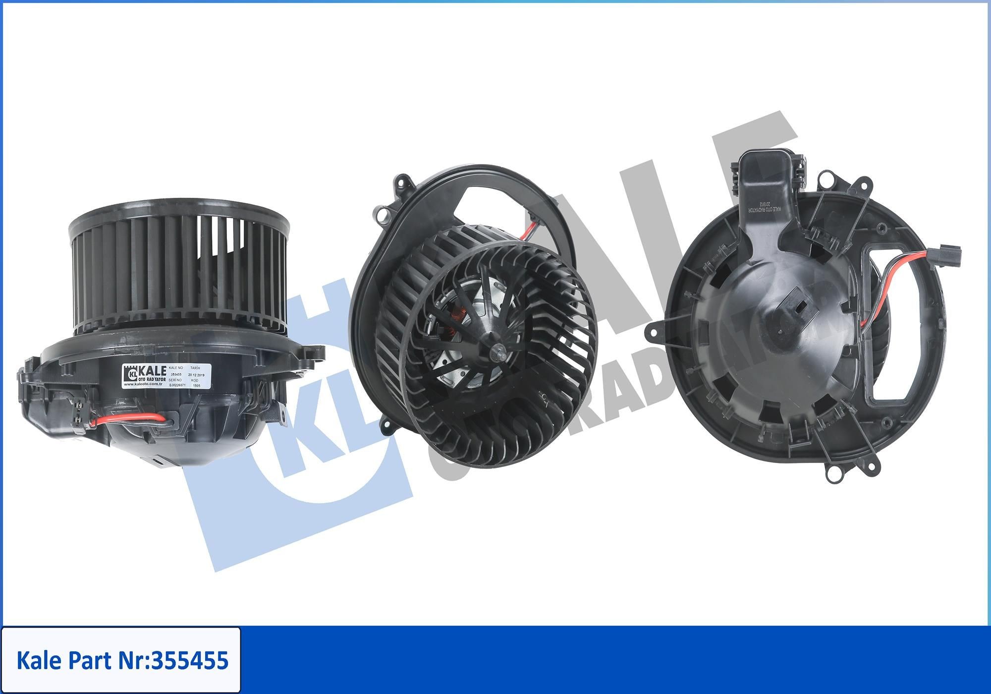 KALE OTO RADYATOR Interior Blower 355455 BMW 1 Series KALE OTO RADYATOR heater blower motor 355455