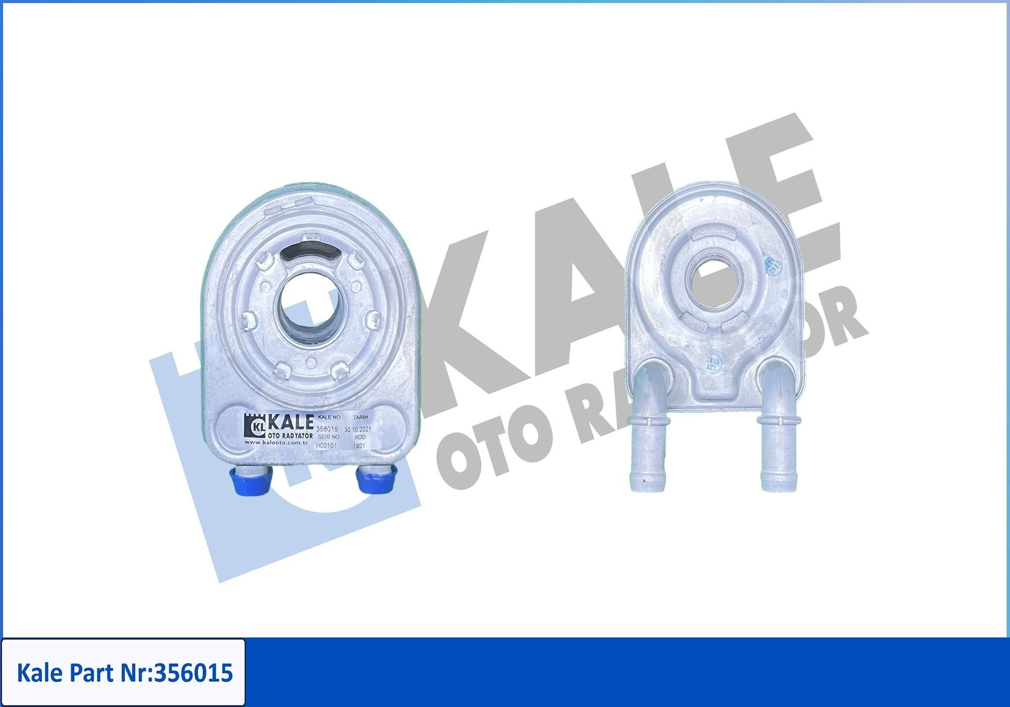 KALE OTO RADYATOR Oliekøler, motorolie 356015 356015 Olieradiator RENAULT ESPACE KALE OTO RADYATOR