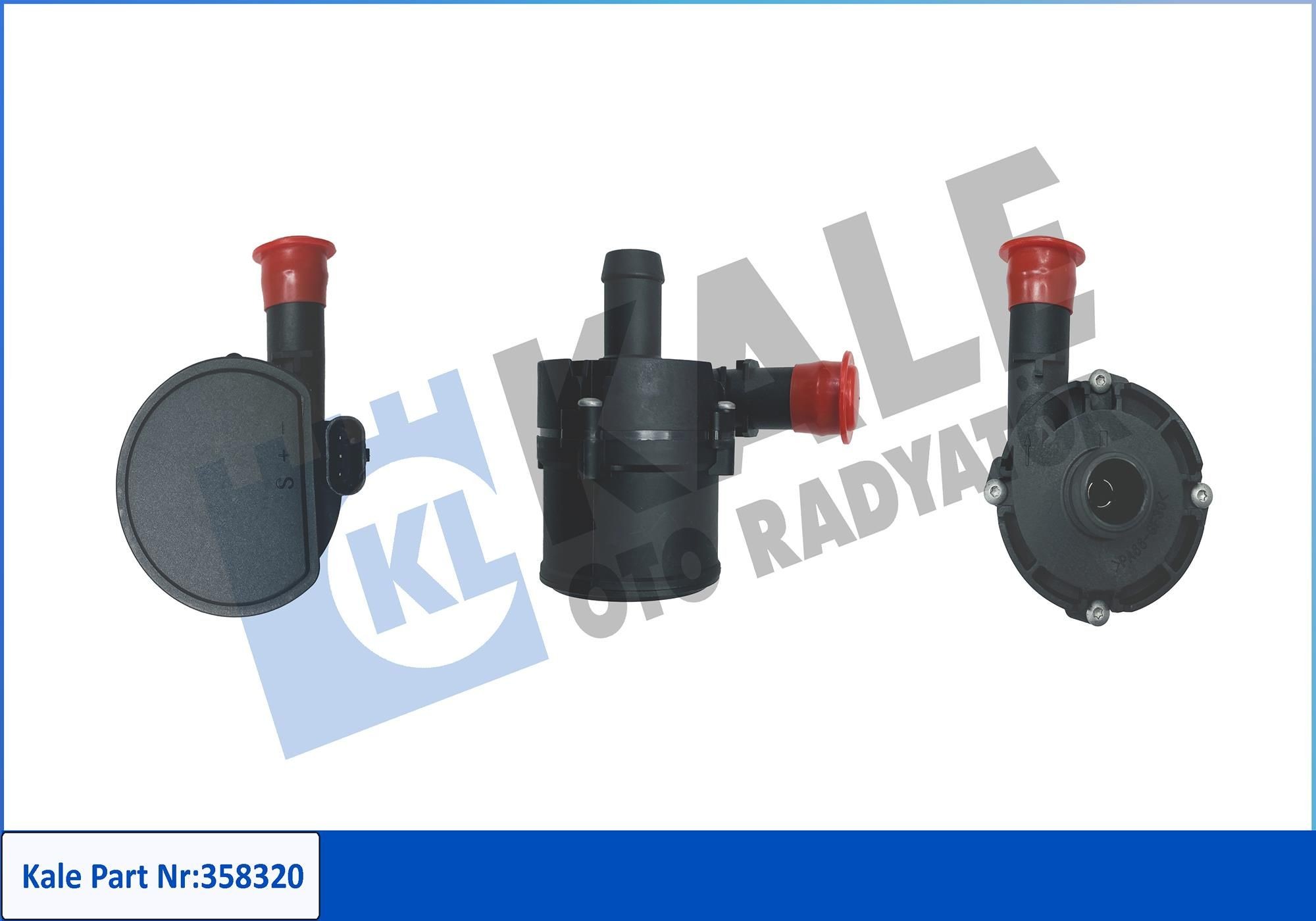 KALE OTO RADYATOR Extra vattenpump 358320 358320 KALE OTO RADYATOR vattenpump oberoende uppvärmning MERCEDES-BENZ S-klass