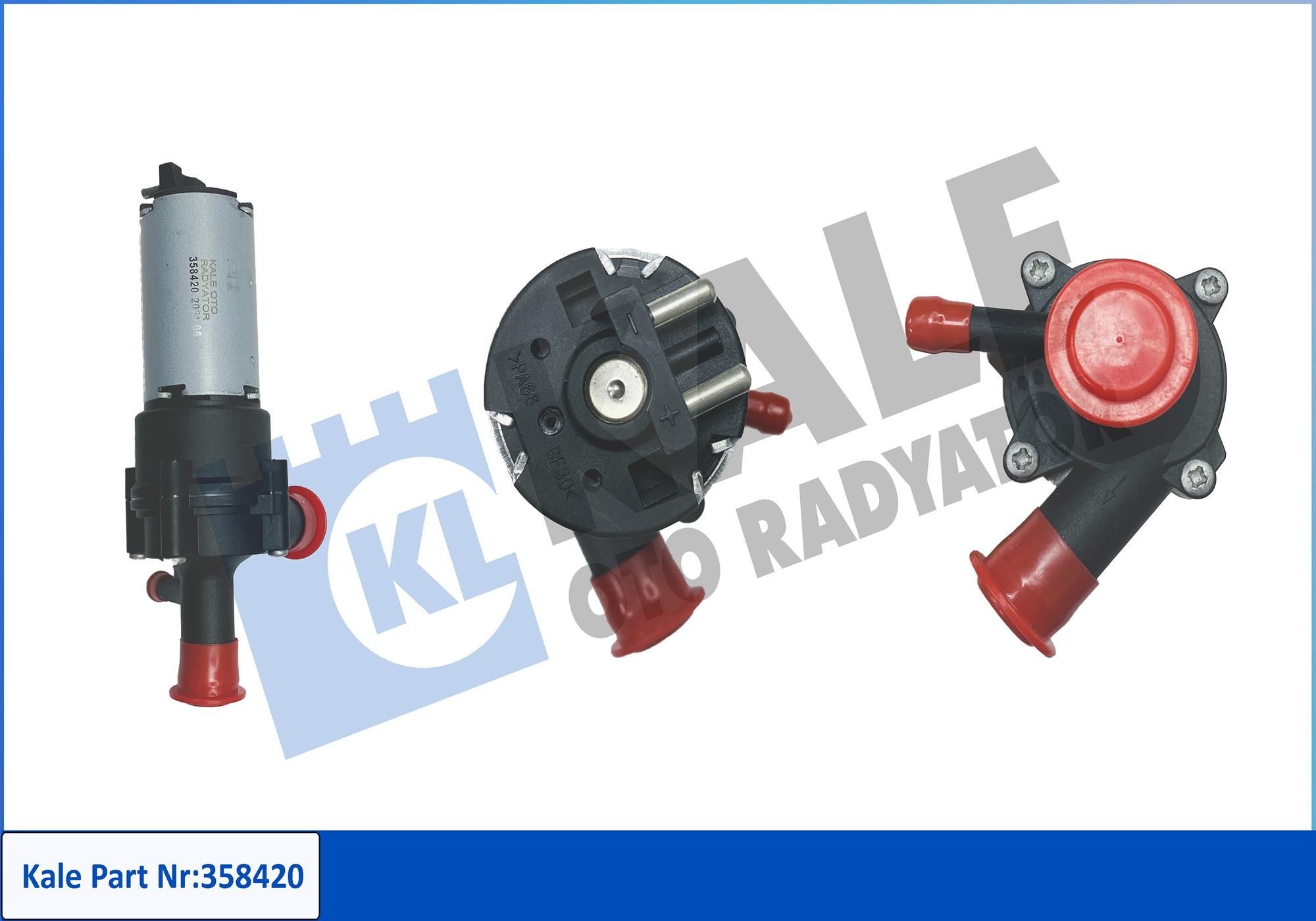 KALE OTO RADYATOR Extra vattenpump 358420 358420 KALE OTO RADYATOR vattenpump oberoende uppvärmning MERCEDES-BENZ S-klass