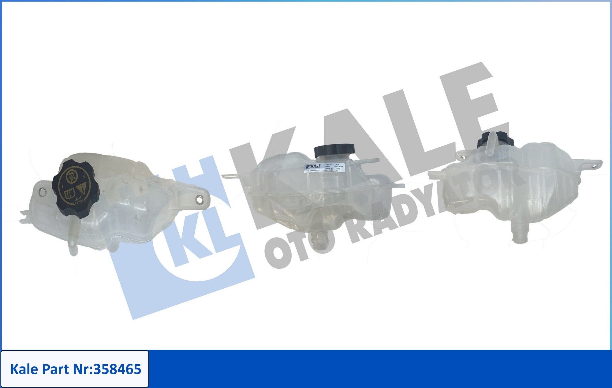 KALE OTO RADYATOR Δοχείο διαστολής, ψυκτικό υγρό 358465 Δοχείο αντιψυκτικό KALE OTO RADYATOR SCIROCCO 358465 φθηνά