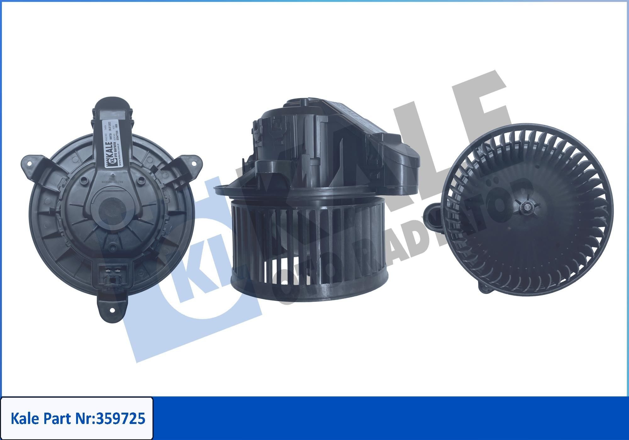 KALE OTO RADYATOR Interior Blower 359725 BMW 1 Series KALE OTO RADYATOR heater blower motor 359725