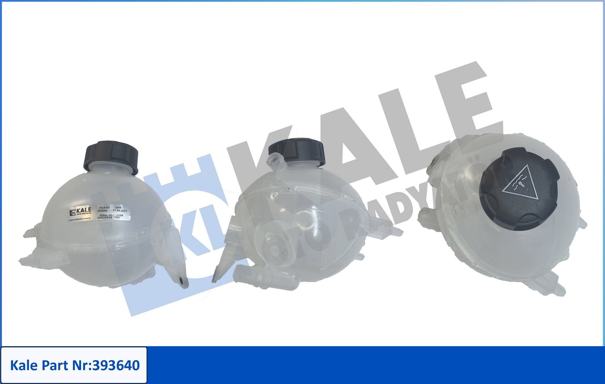 KALE OTO RADYATOR Kølervæskebeholder 393640 Ekspansionsbeholder SEAT KALE OTO RADYATOR 393640