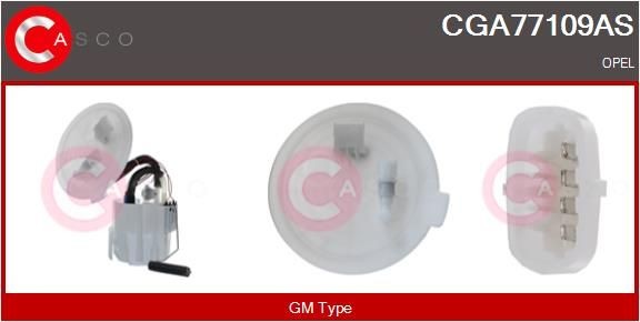 CASCO Benzinepomp CGA77109AS CGA77109AS Brandstofpomp OPEL AGILA CASCO