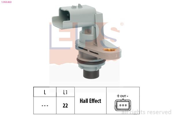 EPS Wielsnelheidssensor 1.953.822 Nokkenas-positiesensor EPS RCZ 1.953.822 goedkoop
