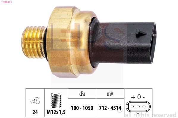 Devējs, Eļļas spiediens EPS 1.980.011 EPS 1.980.011 Eļļas spiediena slēdzis BMW X1 2025