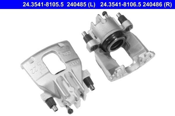 ATE Remklauw 24.3541-8106.5 24.3541-8106.5 Remklauw ATE FORD FOCUS