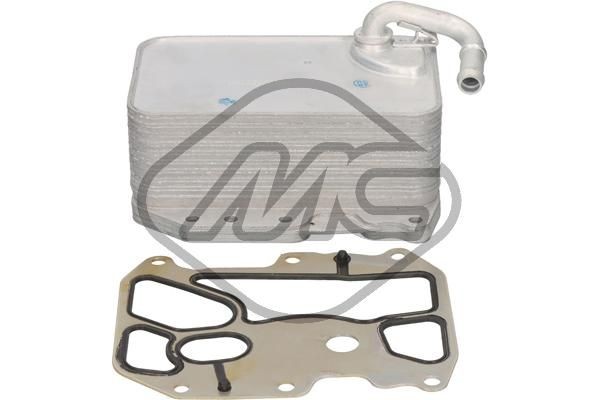 Metalcaucho Eļļas radiators, Motoreļļa 38972 38972 Eļļas radiators Metalcaucho AUDI A4