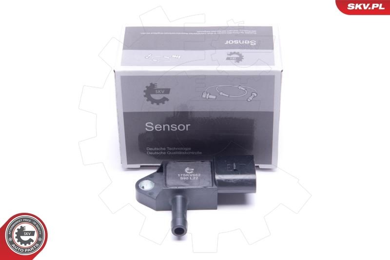 ESEN SKV Sensor, udstødningstryk 17SKV662 ESEN SKV 17SKV662 Audi Q3 F3B Udstødnings tryksensor pris