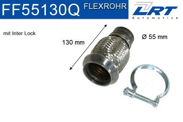 LRT Repair Pipe, catalytic converter FF55130Q Peugeot 605 LRT catalytic converter FF55130Q