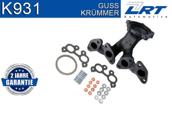 LRT Manifold, eksosanlegg K931 LRT K931 Manifold, eksosanlegg NISSAN NP300 Navara Pick-up (D40) 2.5 dCi 4WD 171 hk 2012