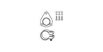 HJS Monteringssats, katalysatorkonverter 82 11 3228 HJS 82 11 3228 Monteringssats katalysator Seat Cordoba 6K5 original