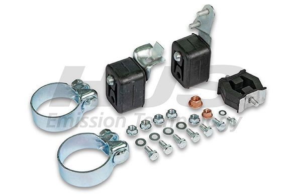 HJS Kit de montagem, sistema de escape 82 12 2241 HJS 82122241 Kit de montagem sistema de escape Ford TOURNEO COURIER originais